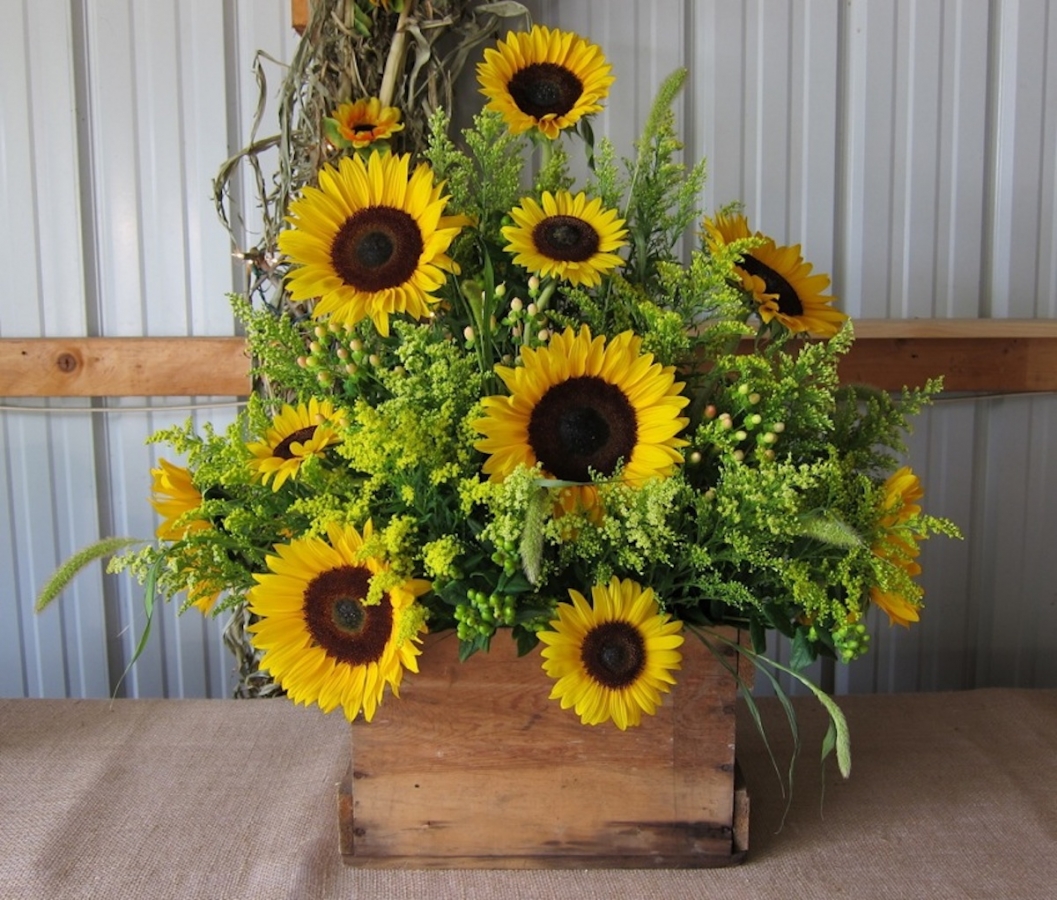 sunflower-crate